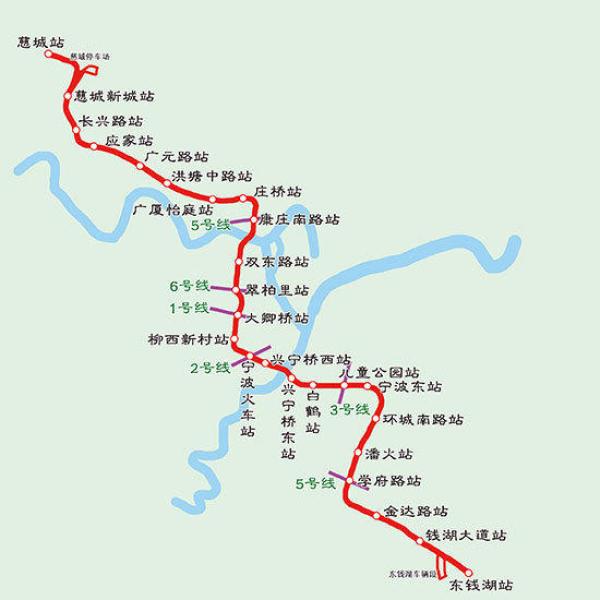 余姚地铁线路图